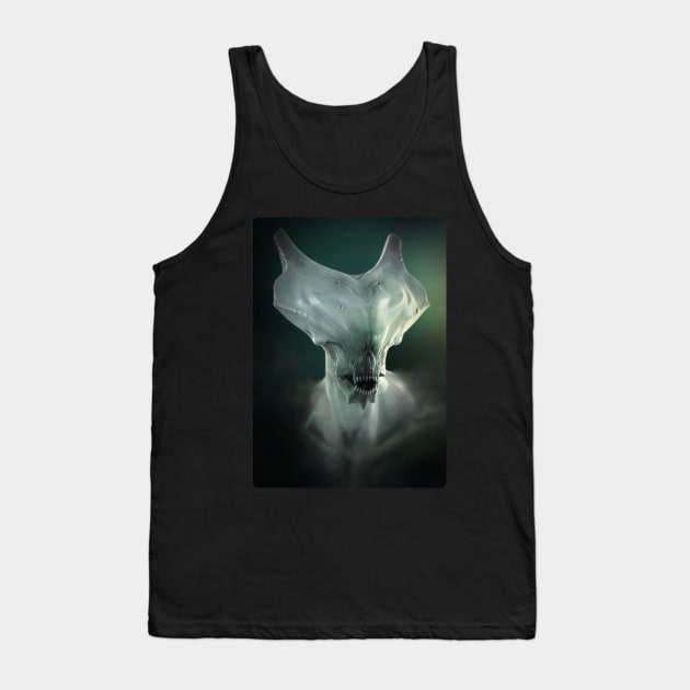 Demon in Shadow Tank Top by INKSPACE